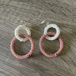 Dangle beaded earrings